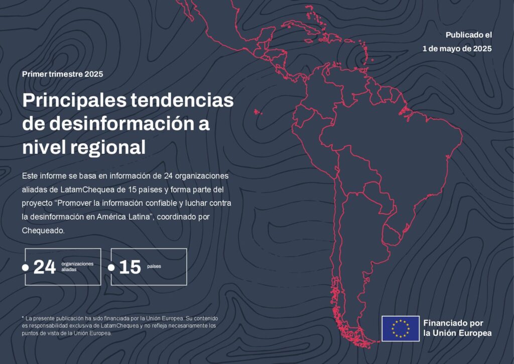 Principais tendências de desinformação a nível regional – Primeiro trimestre de 2025