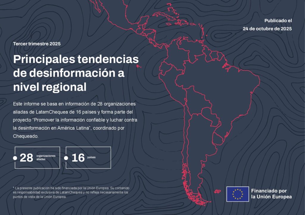 Principais tendências de desinformação a nível regional – Terceiro trimestre de 2025